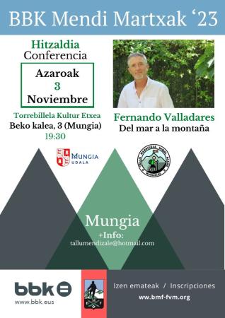 CartelConferenciaMungia-724x1024 Fernando Valladares