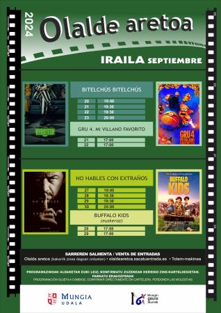 Imagen Cine de septiembre en Olalde Aretoa