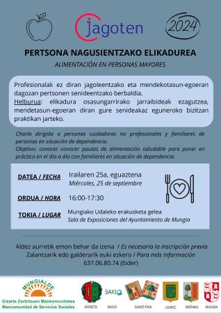 Irudia Jagoten programa: Pertsona nagusientzako elikadura